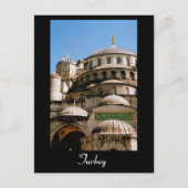 青いモスク ポストカード (正面)