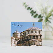 青いモスク ポストカード (スタンド正面)