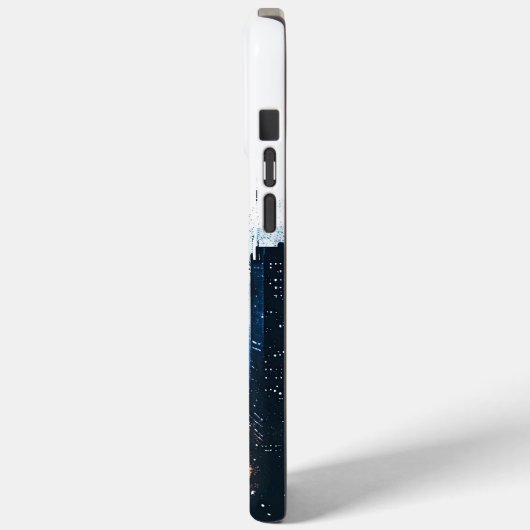 青いモダン街並 Case-Mate iPhoneケース (裏面 / 左)