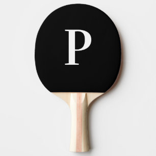 青いモノグラパーソナライズされたム名 卓球ラケット