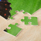 青いモルファター蝶。 ジグソーパズル (側面)