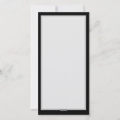 青いモルフォ蝶のシームレスなダークパターン シーズンカード (裏面)