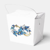 青いモルフォ蝶の無限大のシンボル フェイバーボックス (裏面サイド)