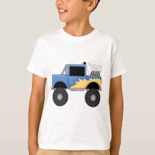 青いモンスタートラックのTシャツおよびギフト Tシャツ