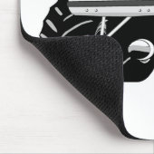 青いモンスタートラック マウスパッド (コーナー)