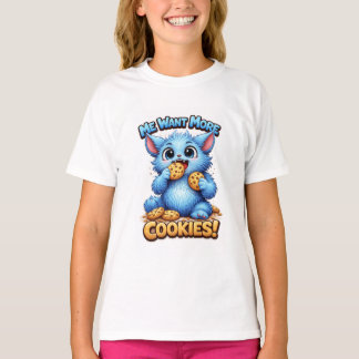 青いモンスター Tシャツ