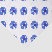 青いヤグルマギクのティッシュペーパー 薄葉紙 (詳細)