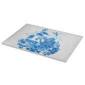 青いヤナギのまな板 カッティングボード (角)