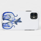 青いヤナギのシャム猫 Case-Mate iPhoneケース (裏面(横))