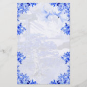 "青いヤナギの世界" 15の~のエレガントな文房具 便箋 (正面)