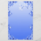 "青いヤナギの世界" 16 便箋 (正面)