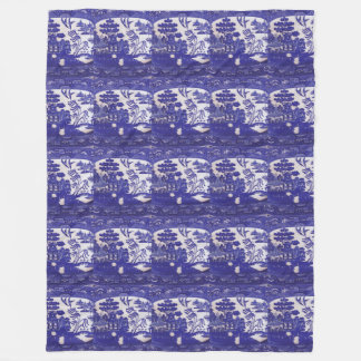 青いヤナギの知識の世紀のあなた自身を包んで下さい フリースブランケット