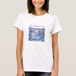 青いヤナギのTシャツ-即刻の記憶 Tシャツ