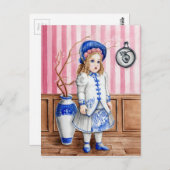 青いヤナギBru ポストカード (正面/裏面)