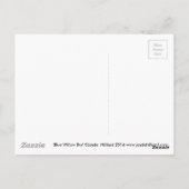 青いヤナギBru ポストカード (裏面)