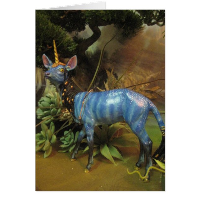 青いユニコーン (正面)