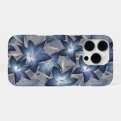 青いユリ iPhoneケース (裏面横)