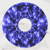 青いラきらめくイト ワイングラスタグ (裏面)