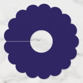 青いラきらめくイト ワイングラスタグ (裏面)