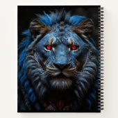 青いライオン ノートブック (裏面)