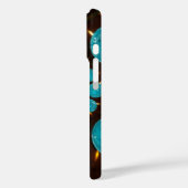 青いライト Case-Mate iPhoneケース (裏面 / 左)