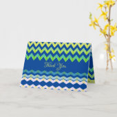 青いライム（黄色） カード (黄色い花)