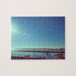 青いラグーンに太陽が輝く ジグソーパズル