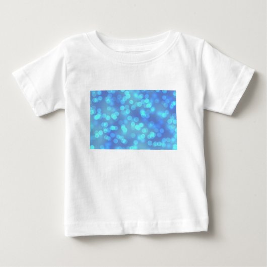 青いラグーン背景 ベビーTシャツ (正面)