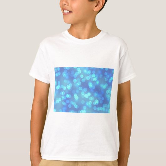 青いラグーン背景 Tシャツ (正面)