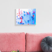 青いラグーン キャンバスプリント (インサイチュ (リビング))