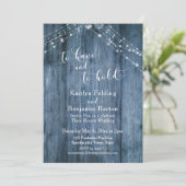 青いラスティックな木と灯り　所有する為にそして保持する為に 招待状 (スタンド正面)