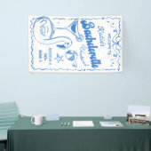 青いラストトーストビーチバチェロレッテウィークエンドバナー 横断幕 (トレードショー)