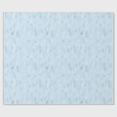 青いラメの光沢のある ラッピングペーパー (フラット)