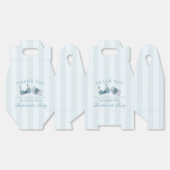 青いランジェリーのバチェロレッテパーティーの景品 ガブリエル フェイバーボックス (見開き)