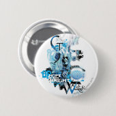 青いランタンのグラフィック1 缶バッジ (正面&裏面)