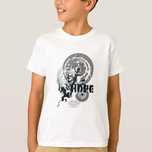 青いランタンのグラフィック4 Tシャツ