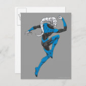 青いランタン1 ポストカード (正面/裏面)