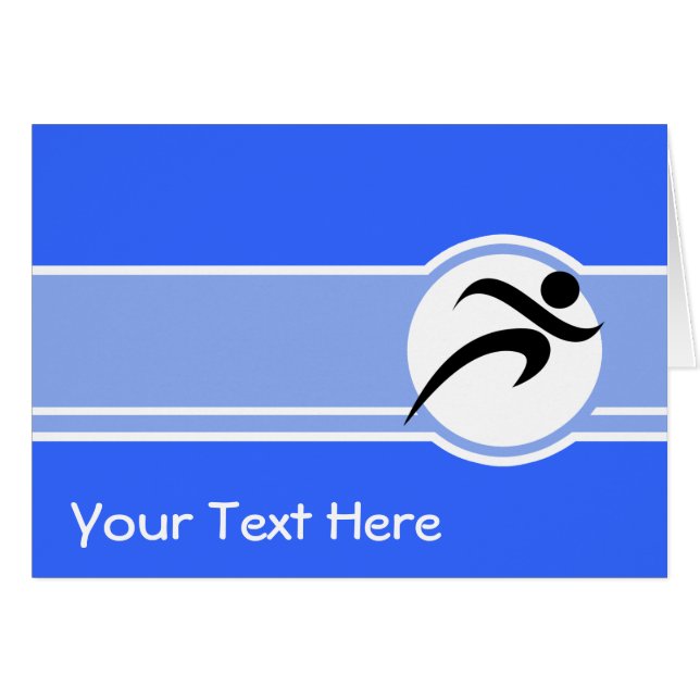 青いランニング (正面横)