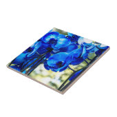 青いラン タイル (側面)