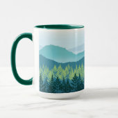 青いリッジの子供部屋のマグ マグカップ (左)