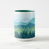 青いリッジの子供部屋のマグ マグカップ (中央)