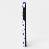 青いリボンのパターン Case-Mate iPhoneケース (裏面/左)