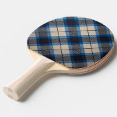 青いリボンの格子縞 卓球ラケット (正面アングル)