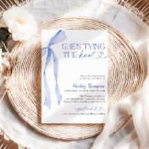 青いリボン　彼女が結婚する ブライダルシャワー