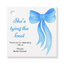 青いリボン 彼女は結婚する ブライダルシャワー