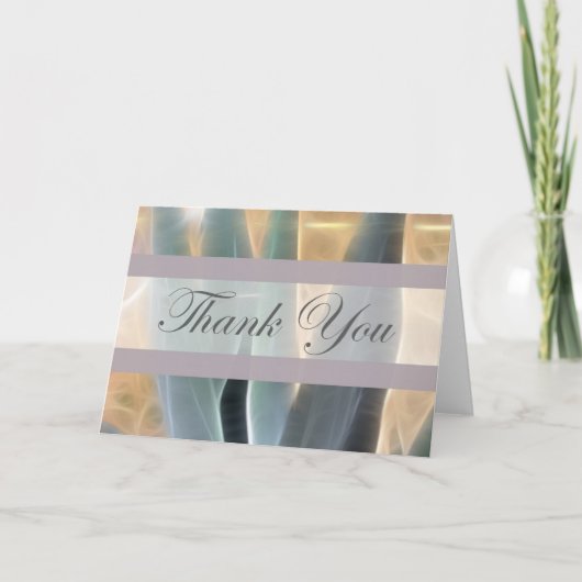 青いリュウゼツランは1白熱感謝していしています サンキューカード (正面)