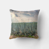 青いリュウゼツラン クッション (裏面)