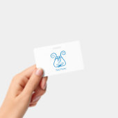 青いリラ バッジ (手持ち)