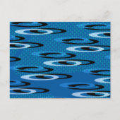 青いリングや輪 ポストカード (正面)