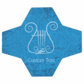 青いレイヤーの背景 サッカーボール (フラット)